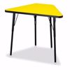 Picture of Berries® Tall Trapezoid Desk - Yellow/Black/All Black