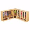 Picture of Jonti-Craft® Toddler Corner Coat Locker with Step - without Cubbie-Trays