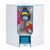 Picture of Rainbow Accents® Toddler Corner Coat Locker with Step - without Trays - Teal