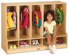 Picture of Jonti-Craft® Toddler 5 Section Coat Locker with Step - without Cubbie-Trays