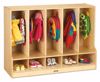 Picture of Jonti-Craft® Toddler 5 Section Coat Locker with Step - without Cubbie-Trays