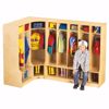 Picture of Jonti-Craft® Corner Coat Locker with Step