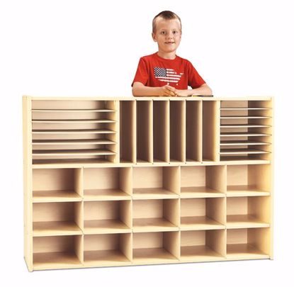 Picture of Young Time® Sectional Cubbie Storage - without Trays - RTA