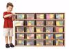 Picture of Young Time® 25 Cubbie-Tray Storage - with Clear Trays - RTA