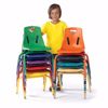 Picture of Berries® Stacking Chair with Powder-Coated Legs - 10" Ht - Teal