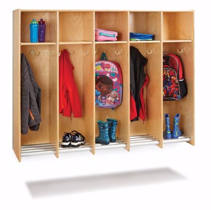 Picture of Jonti-Craft® 5 Section Hanging Locker - without Tubs