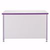 Picture of Berries® Teachers' 66" Desk - Gray/Purple