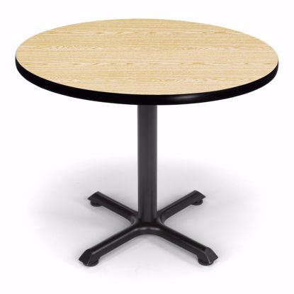 Picture of 36 INCH ROUND OAK TOP/ BLK XT BASE