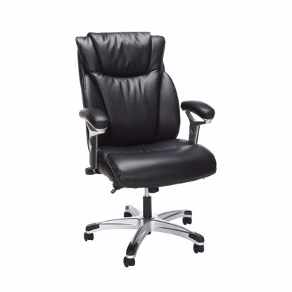 Picture of ESSENTIALS Ergo Executive Leather Chair Blk