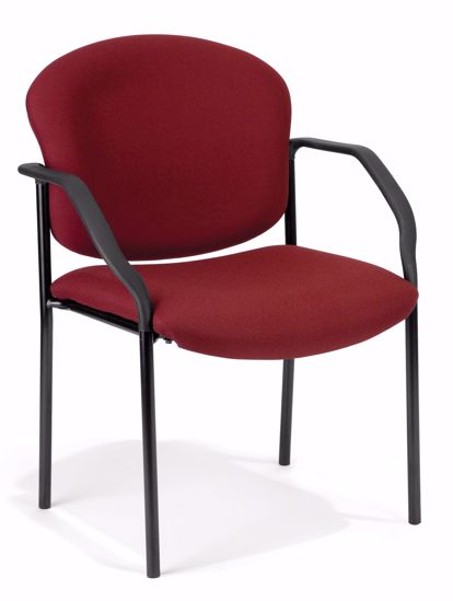 Wine OFM 404-803 Manor Series Deluxe Upholstered Stacking Guest Chair Wine OFM 404-803 Manor Series Deluxe Upholstered Stacking Guest Chair