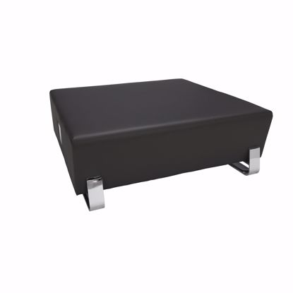 Picture of 4004C SQUARE USB BENCH MIDNITE W CHROME FRAME