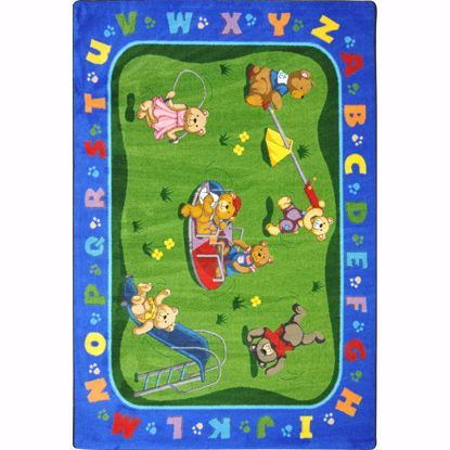 Picture of Teddy Bear Playground - Multi Color - 3'10" x 5'4"