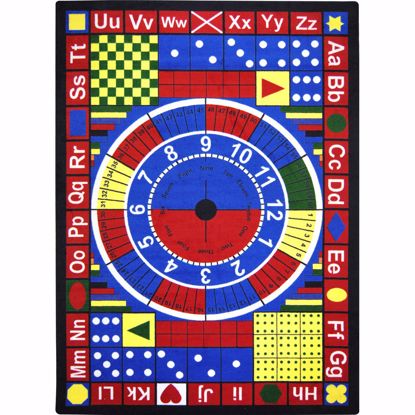 Picture of Teach-A-Tot - Multi Color - 10'9" x 13'2"