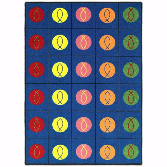 Picture of Circles & Symbols - Multi  Color - 10'9" x 13'2"