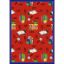 Picture of Bookworm (Spanish) - Red - Classroom Furniture >> Carpets
