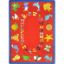 Picture of ABC Animals (Hebrew Alphabet) - Red - 10'9" x 13'2"