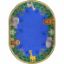 Picture of Jungle Friends - Multi Color - 10'9" x 13'2" Oval