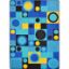 Picture of City Block - Blue - 5'4" x 7'8"
