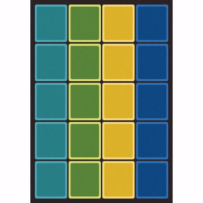 Picture of Blocks Abound - Earthtone - 5'4" x 7'8"