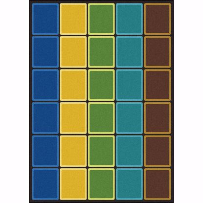 Picture of Blocks Abound - Earthtone - 7'8" x 10'9"