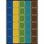 Picture of Blocks Abound - Earthtone - 10'9" x 13'2"