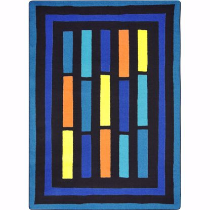 Picture of Traffic Jam - Blue - 10'9" x 13'2"