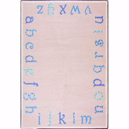 Picture of Polka Dot ABC's - Blue - 3'10" x 5'4"