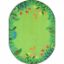 Picture of Merry Meadows - Green - 5'4" x 7'8" Oval