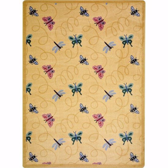 Picture of Wing Dings - Gold - 3'10" x 5'4"