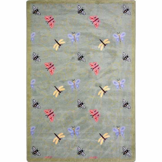 Picture of Wing Dings - Green - 5'4" x 7'8"