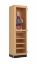 Picture of TORSO CABINET, SINGLE GLASS DOOR, HINGED RIGHT, 84H X 24W X 22D