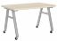 Picture of A-Frame Table, Mobile, Metal Frame, Frame Color-Silver , 36in High  x 60in Wide x 36in Deep, 1.00 Epoxy Top