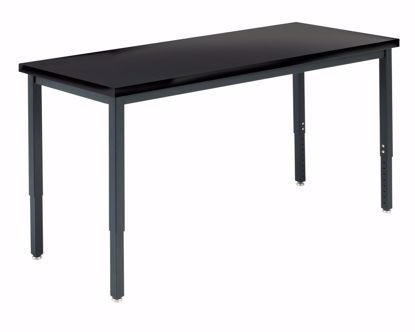 Picture of 24X54 ADJ HT METAL TABLE, PHENOLIC