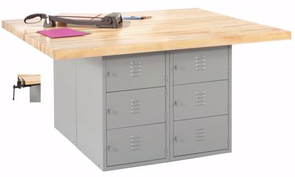 Picture of FOUR-STATION WORKBENCH - 4 VISES
