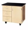 Picture of MOBILE STORAGE CAB-3 DRAWERS/1 DOOR