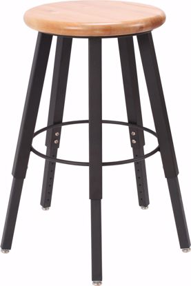 Picture of ADJ HEIGHT STOOL, 18-28"H
