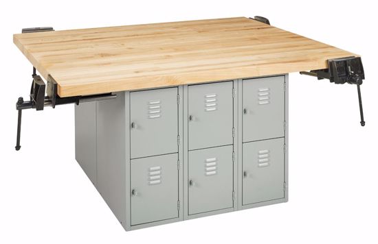 Picture of 4-STATION WORKBENCH W/ VISES