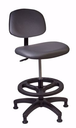 Picture of TECH CHAIR,CHARCOAL,MEDIUM BENCH HEIGHT SHOCK