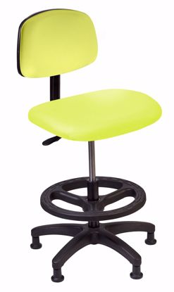 Picture of TECH CHAIR,LIME GREEN,MEDIUM BENCH HEIGHT SHOCK