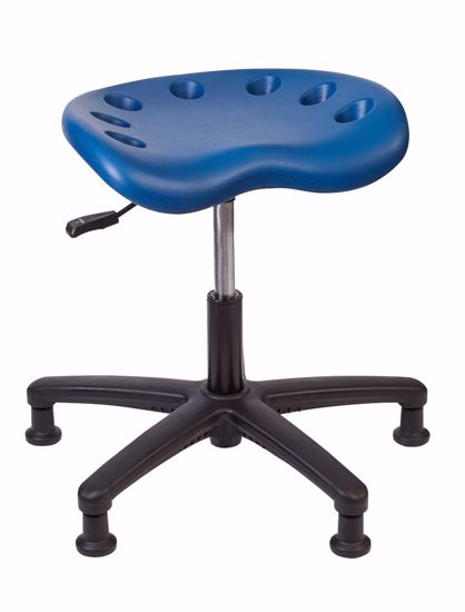 Picture of TRACTOR CHAIR,BLUE,DESK HEIGHT SHOCK