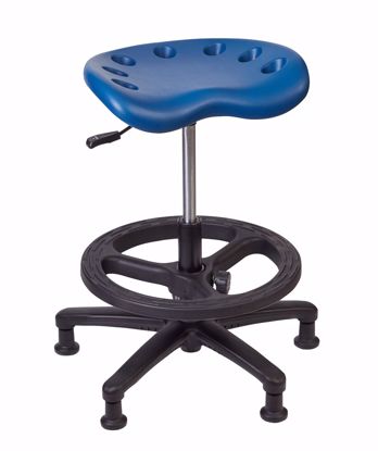 Picture of TRACTOR CHAIR,BLUE,MEDIUM BENCH HEIGHT SHOCK