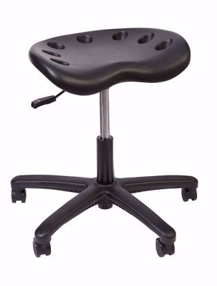 Picture of TRACTOR CHAIR,BLACK,DESK HEIGHT SHOCK