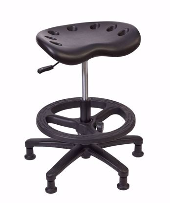 Picture of TRACTOR CHAIR,BLACK,MEDIUM BENCH HEIGHT SHOCK