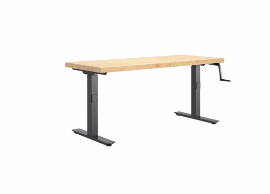 Picture of HI-LO BENCH - 60 X 24 MAPLE BUTCHER BLOCK