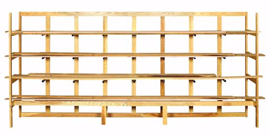 Picture of WOOD LUMBER STORAGE RACK