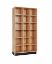 Picture of CUBBY CABINET,OAK,18 EQUAL OPENINGS
