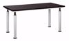 Picture of ADJUSTABLE LEG TABLE W/BLK.LAM. TOP