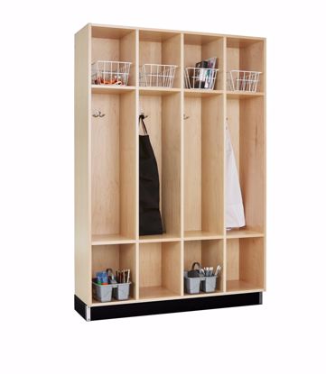 Picture of BACKPACK CABINET,MAPLE,4 OPENINGS