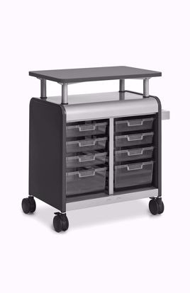 Picture of Alumni ACCELERATOR Mobile Teacher Station with Grey Spectrum HPL Riser