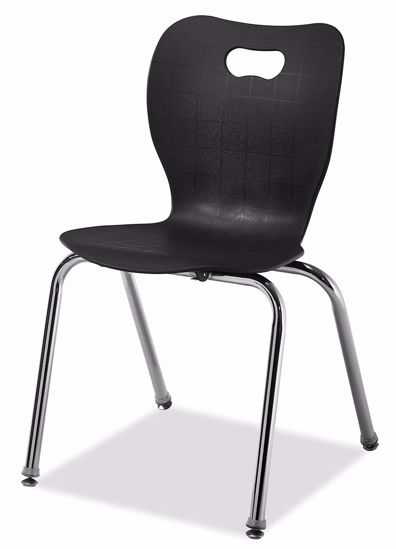 Picture of Alumni SMOOTH  16"H School Chair Black